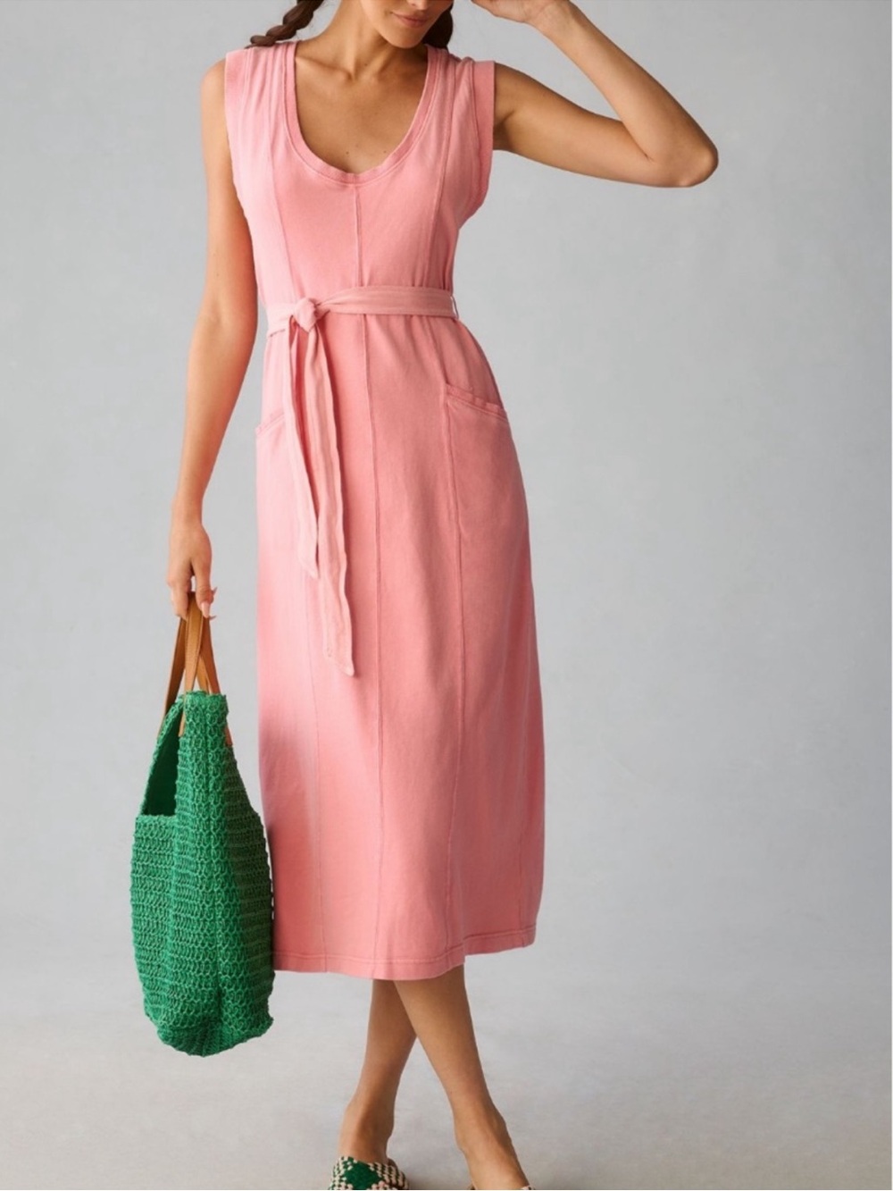 Daily Practice by Anthropologie Seamed Sleeveless Dress